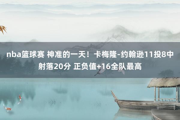 nba篮球赛 神准的一天！卡梅隆-约翰逊11投8中射落20分 正负值+16全队最高